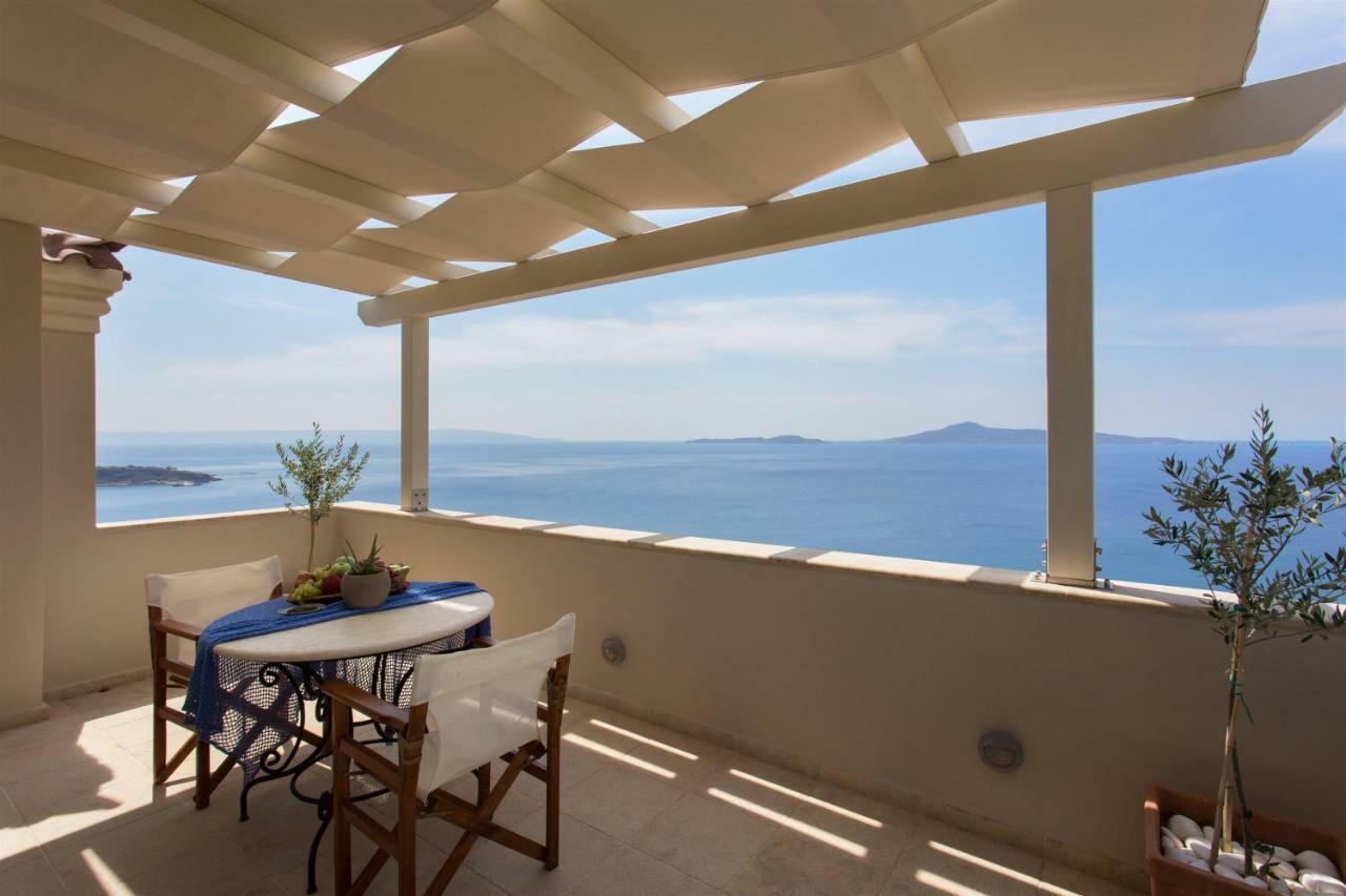Villa Itis Luxury Suite With Balcony, Panoramic View & Jacuzzi Neapoli Voion Ngoại thất bức ảnh